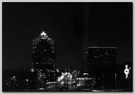 "Plaza at Christmas" (C) 1998 by Malinda Welte