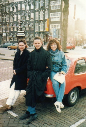 Jan Wolter, Marlou and Siem - Amsterdam '86?