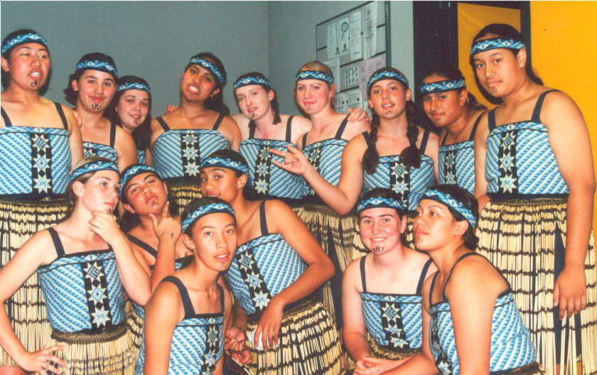 Steff's SMC maori group on the ItalyTour in 2001.  Try and find her sister...
