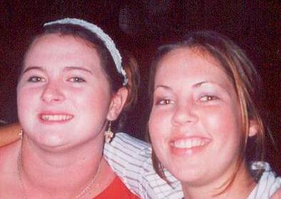 Katrina and Anna.  Anna doesn't want this photo up but I'm the evil bitch woman of death and I control everything so I say meh to you.  You're all next.  Mwah ha ha ha ha ha!