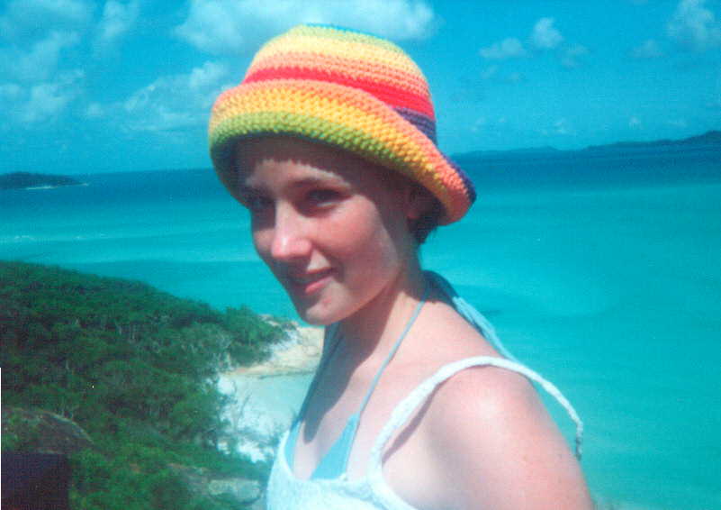 Susan at the Whitsundays, 2001