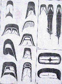 Styles of feather shapes