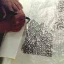 Drawing the shape of the tessera