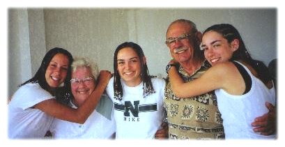 Hugs for Grandma and Grandpa