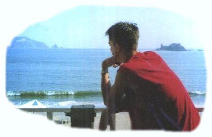 Jeff looking out over the ocean