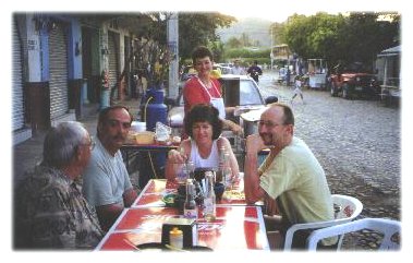 Outside at Pedros