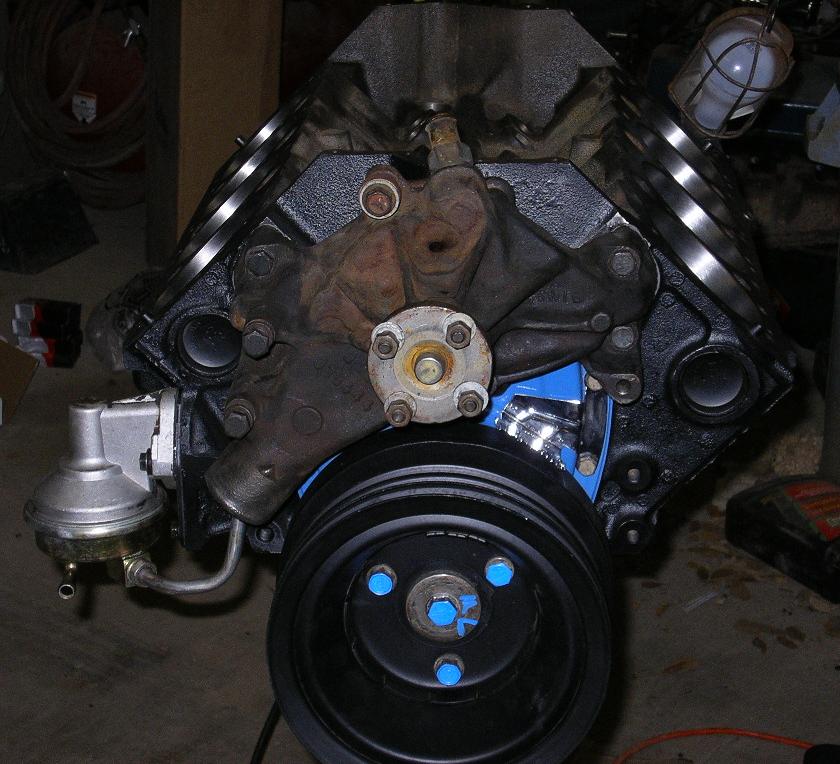 Front of the engine