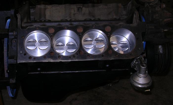 Shiny new pistons