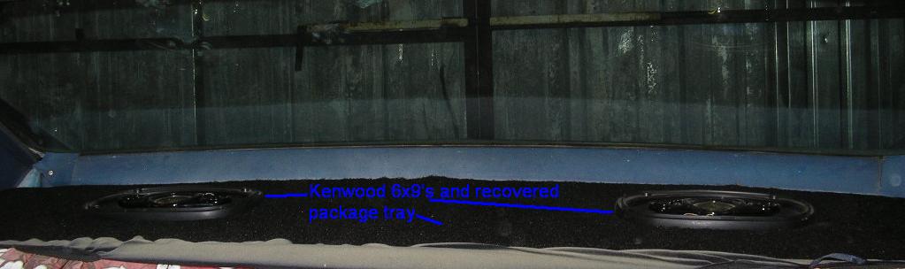 Recovered Package tray with speakers