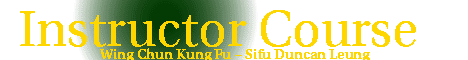 Instructor Course