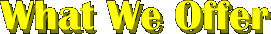 What We Offer