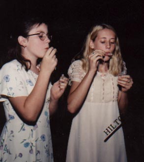 They did teach us this in school.&nbsp; The art of bubble blowing.&nbsp; Comprehensive stuff.