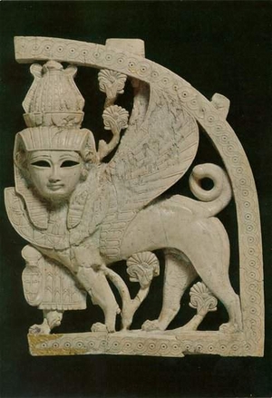Sphinx aus Elfenbein (Nimrud)