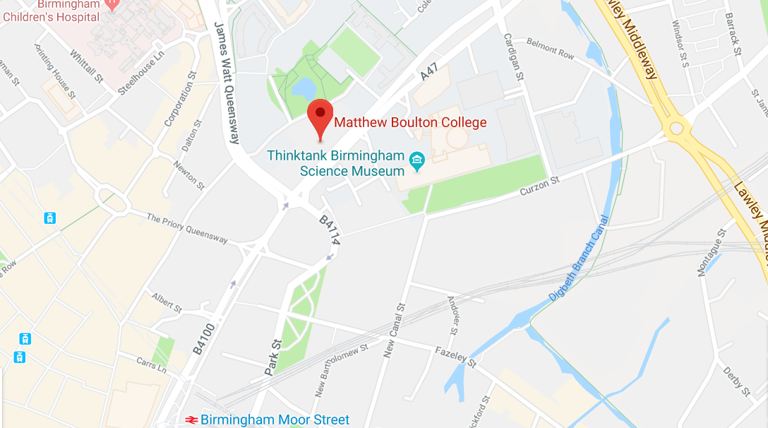 Google Maps Matthew Boulton College