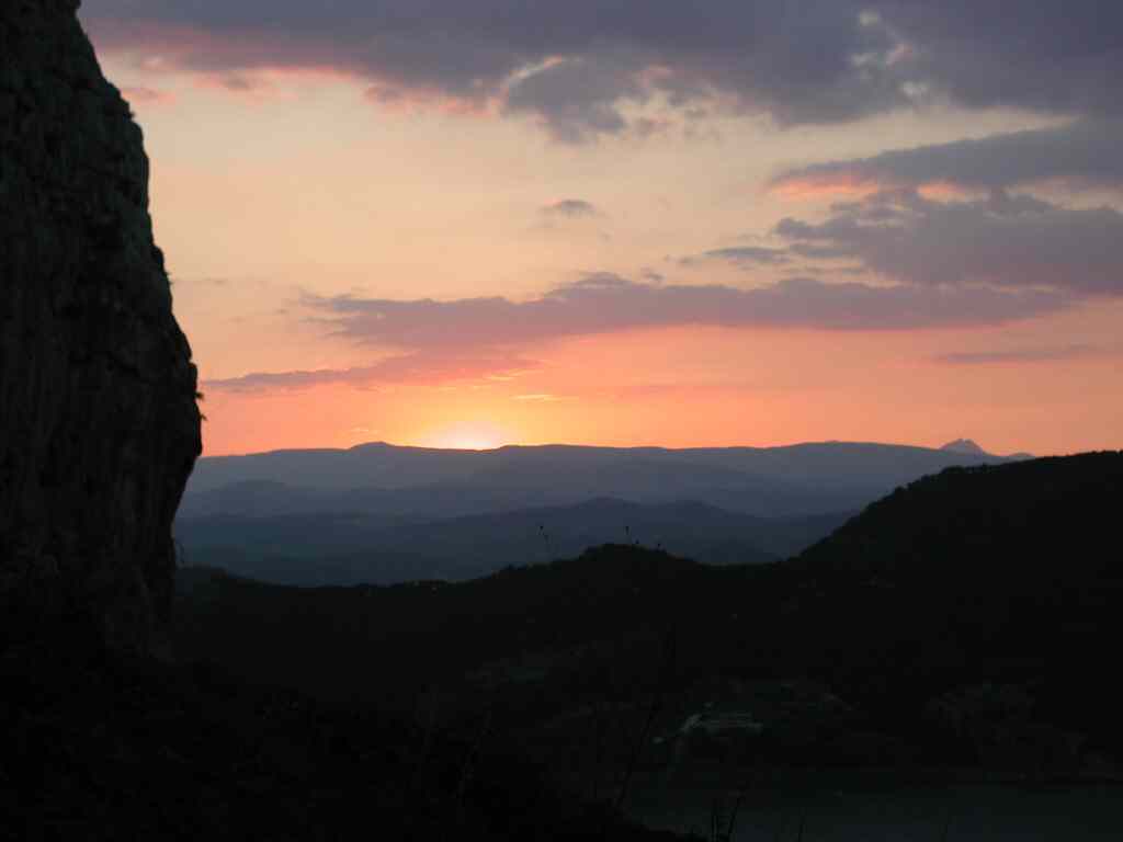 Sunset from Desplomlandia - El Chorro