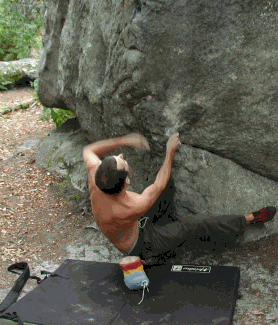 Bouldering in Fontenblea