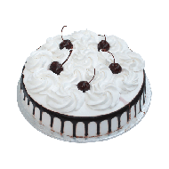 Vanilla Black Forest Cake