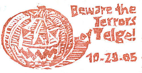 Terrors Of Telge Event Stamp