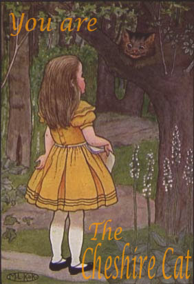 You are The Cheshire Cat