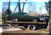 Our 'Cuda comes back from the body shop. Yeah!