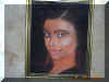"Portrait of unknown Woman" Pastel on Velours Paper