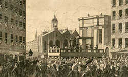 A picture of Burke execution