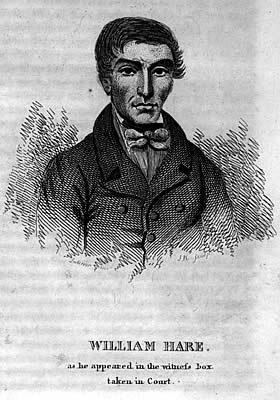 Image of William Hare as he appeared in court