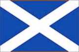 Saltire, Scotland's flag.