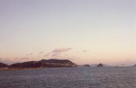 Heading out of Pusan, Jan.21,'02.