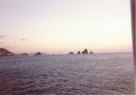 Outbound from Pusan.