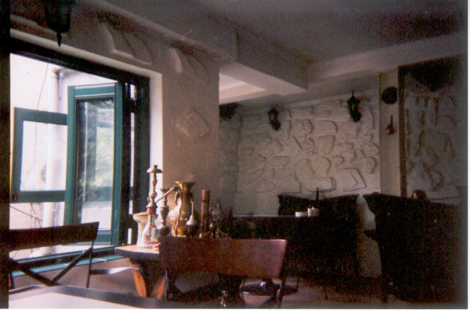 The interior of Ali Baba's Restaurant in Itaewon.  Run by an Egyptian and a Lebanese with their Korean wives.