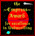 Award from Empress Dawby