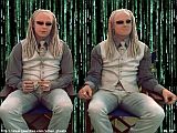 Twins sitting