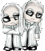 My little chibi Twins that I adopted!^_^