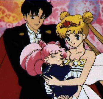 Endymion, Neo Queen Serenity, and Small Lady