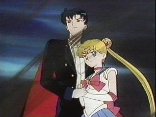 Sailor Moon and Tuxedo Mask