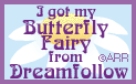 I adopted my butterfly fairy from Dreamfollow