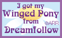 I adopted my winged pony from Dreamfollow