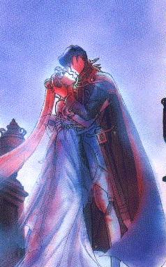 Neo-Queen Serenity smotching with King Edymion