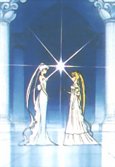Queen Serenity and Princess Serena.