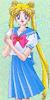 Serena in her school uniform