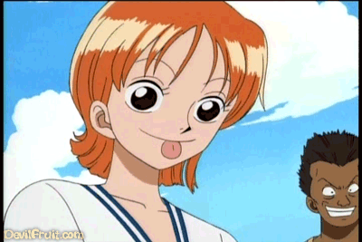 You have to admit, Nami's pretty cute when she wants to be...