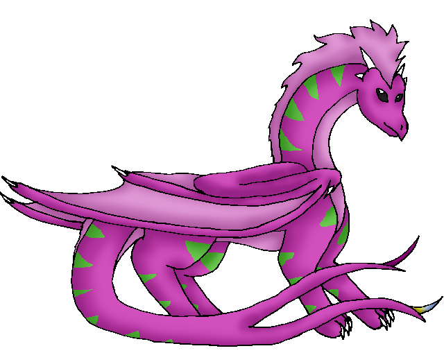 Female Purple with Green Stripes Ridis
