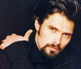 man in black
