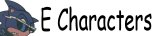 characters stating with the letter E