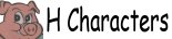 characters stating with the letter H