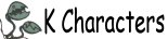 characters stating with the letter K