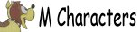 characters stating with the letter M