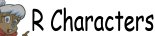 characters stating with the letter R