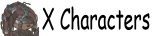 characters stating with the letter X